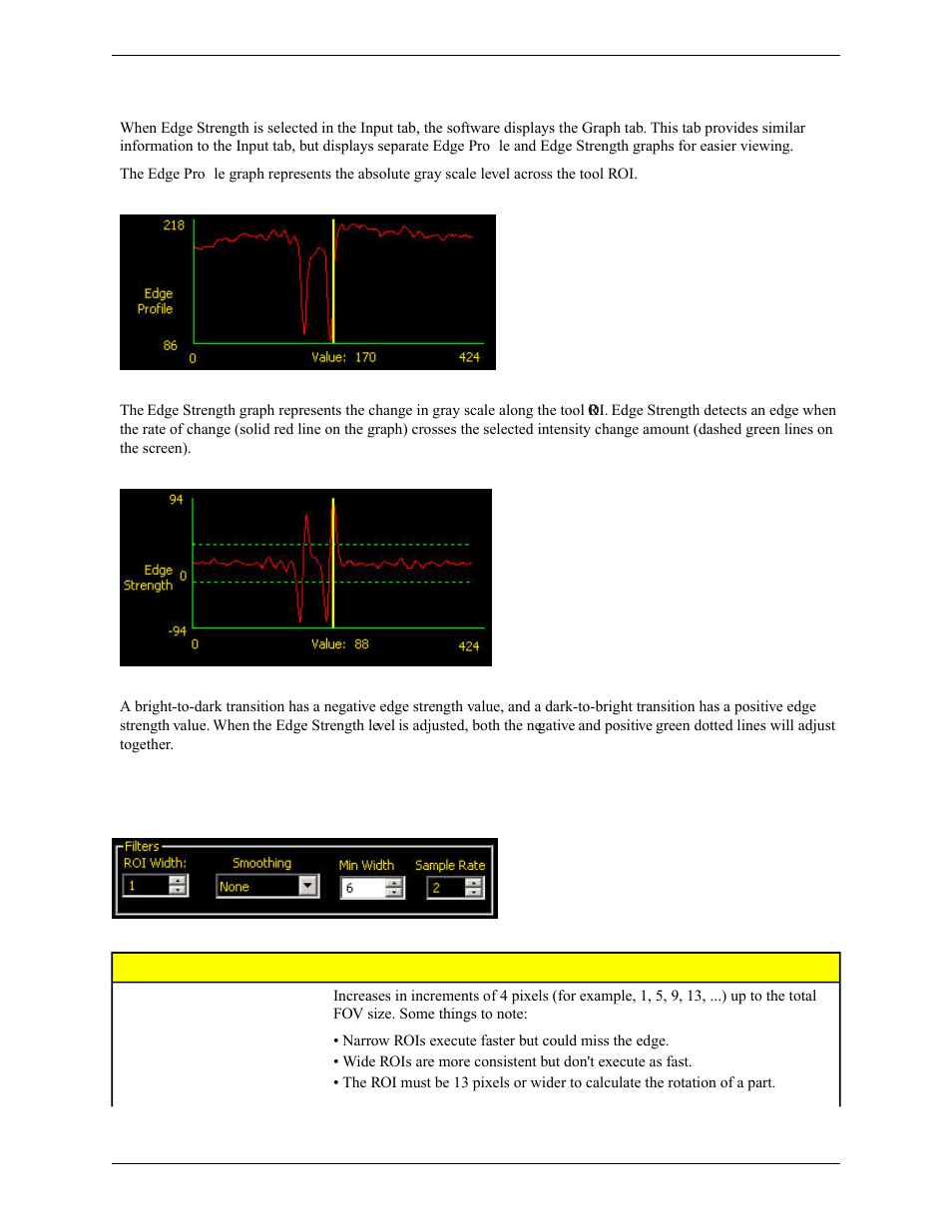 Filters | Banner PresencePLUS Pro COLOR—PROII Camera User Manual | Page 150 / 392