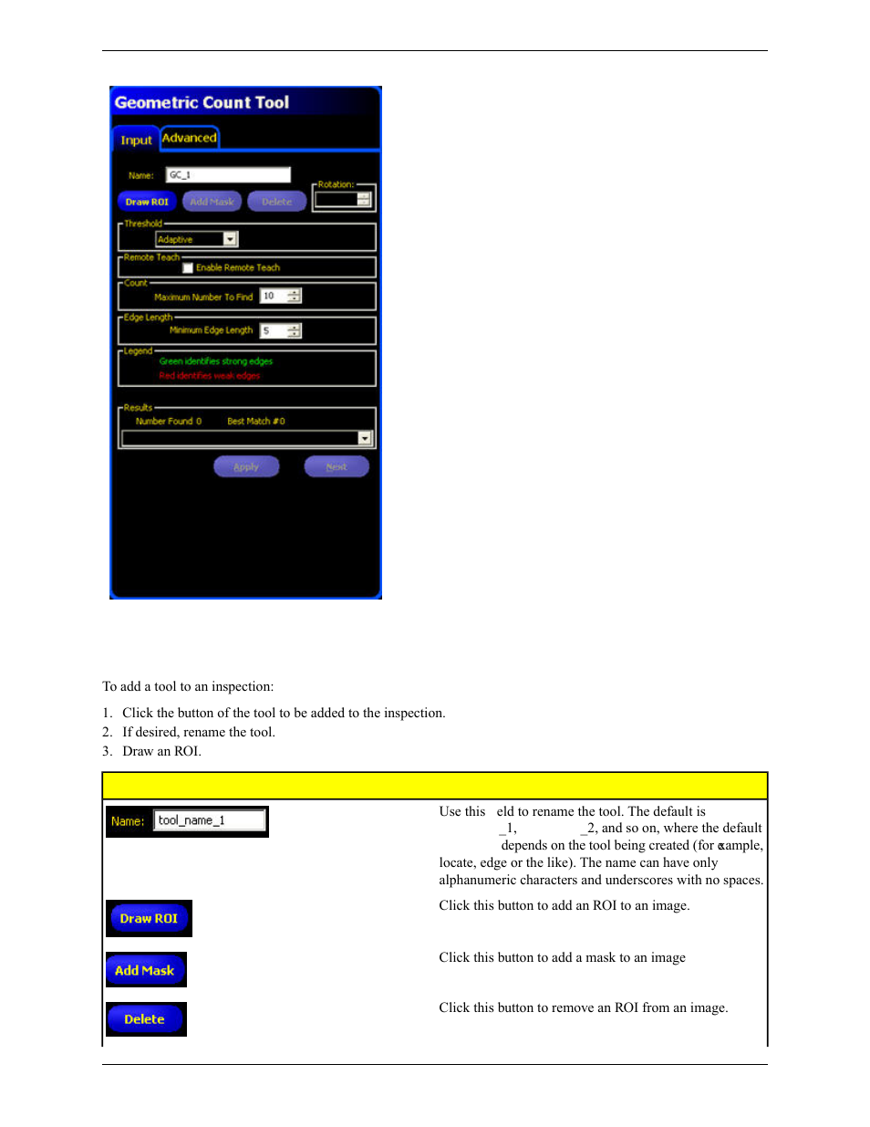 Adding a geometric count tool | Banner PresencePLUS Pro COLOR—PROII Camera User Manual | Page 154 / 392