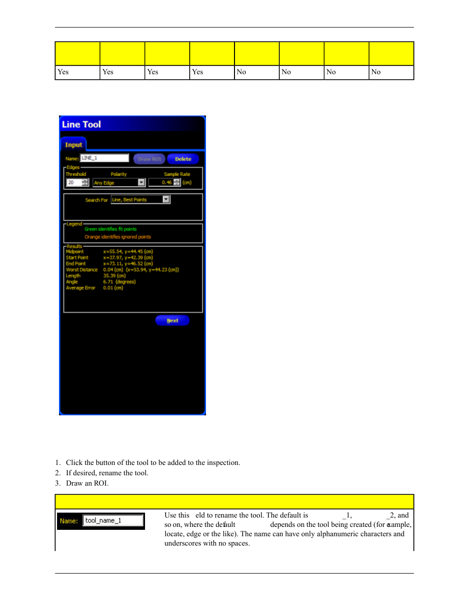Adding an line detect tool | Banner PresencePLUS Pro COLOR—PROII Camera User Manual | Page 160 / 392