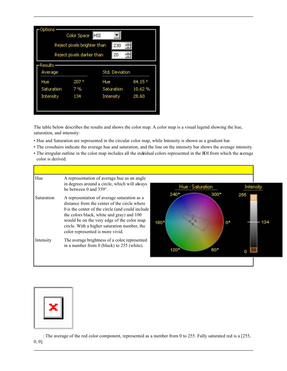 Average color tool results - rgb average | Banner PresencePLUS Pro COLOR—PROII Camera User Manual | Page 177 / 392