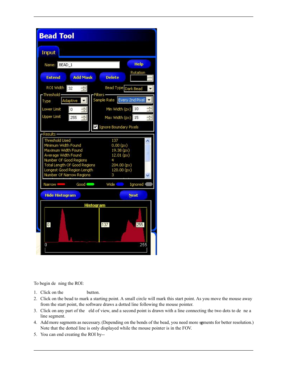 Drawing a connected line roi | Banner PresencePLUS Pro COLOR—PROII Camera User Manual | Page 205 / 392