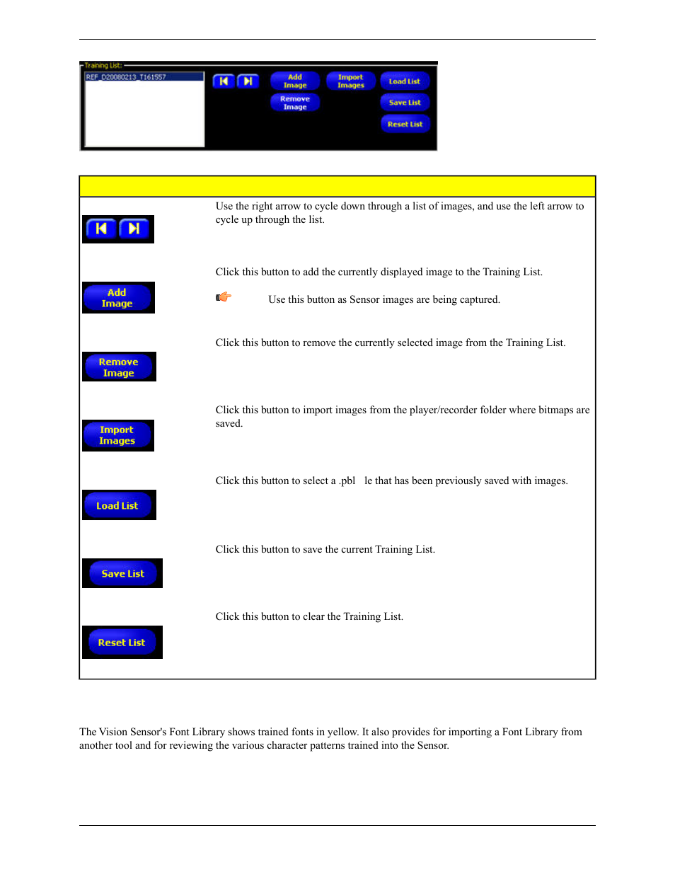 Font library | Banner PresencePLUS Pro COLOR—PROII Camera User Manual | Page 225 / 392