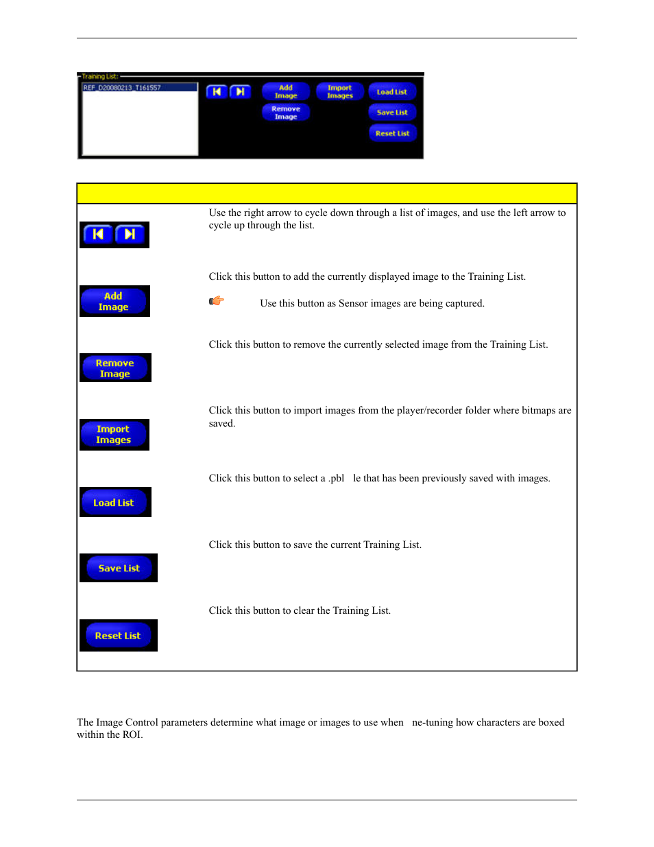 Image control parameters | Banner PresencePLUS Pro COLOR—PROII Camera User Manual | Page 232 / 392