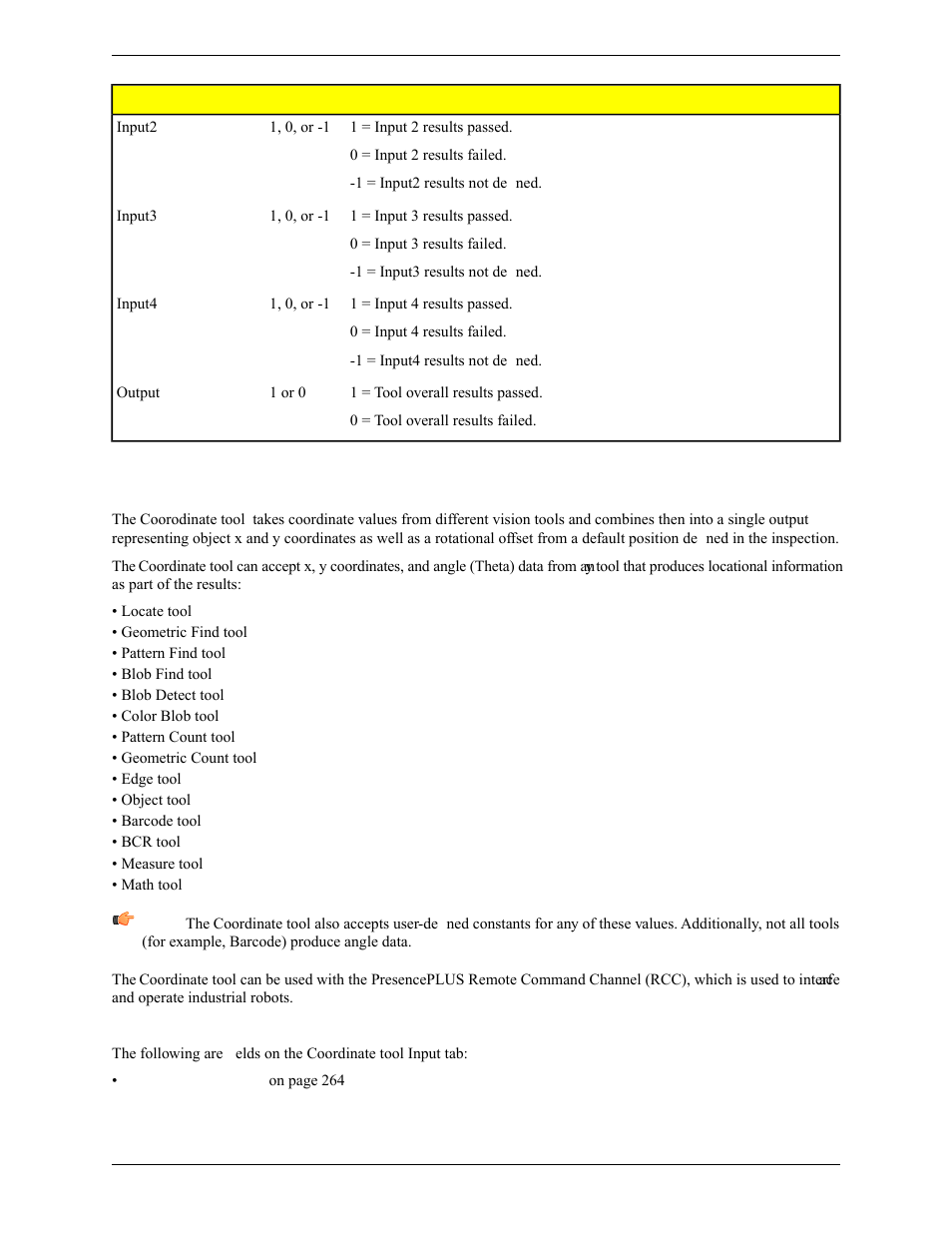 2 coordinate tool, Coordinate tool | Banner PresencePLUS Pro COLOR—PROII Camera User Manual | Page 263 / 392