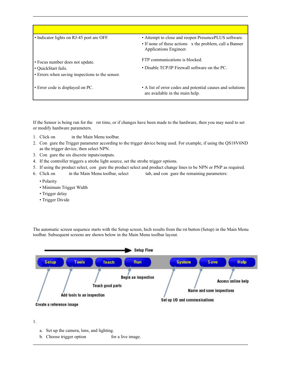 4 setting up hardware parameters, 5 building an inspection | Banner PresencePLUS Pro COLOR—PROII Camera User Manual | Page 27 / 392