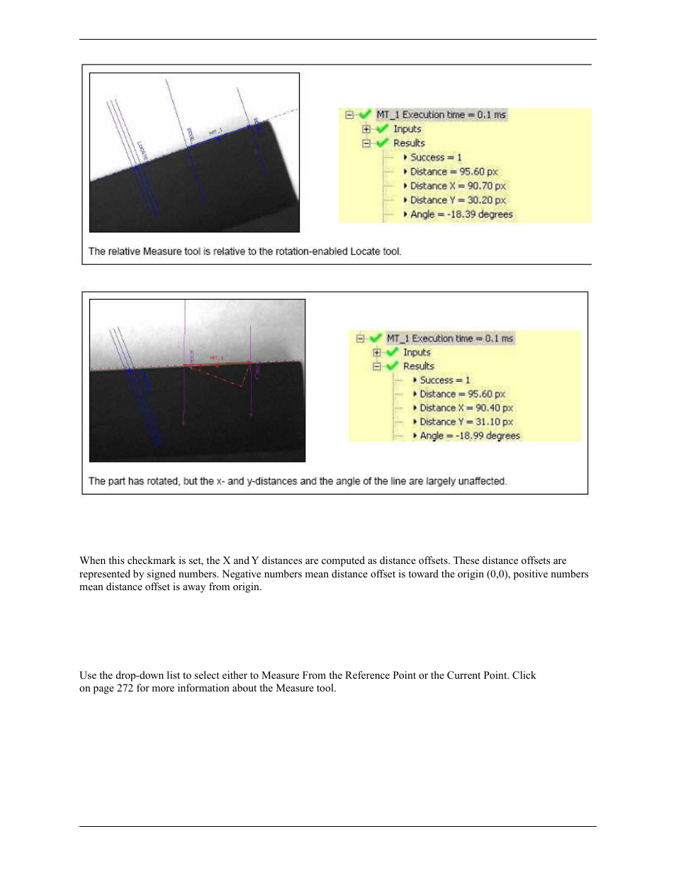 Preserve sign, Additional measure tool tabs, Measure tool locate tab | Banner PresencePLUS Pro COLOR—PROII Camera User Manual | Page 283 / 392