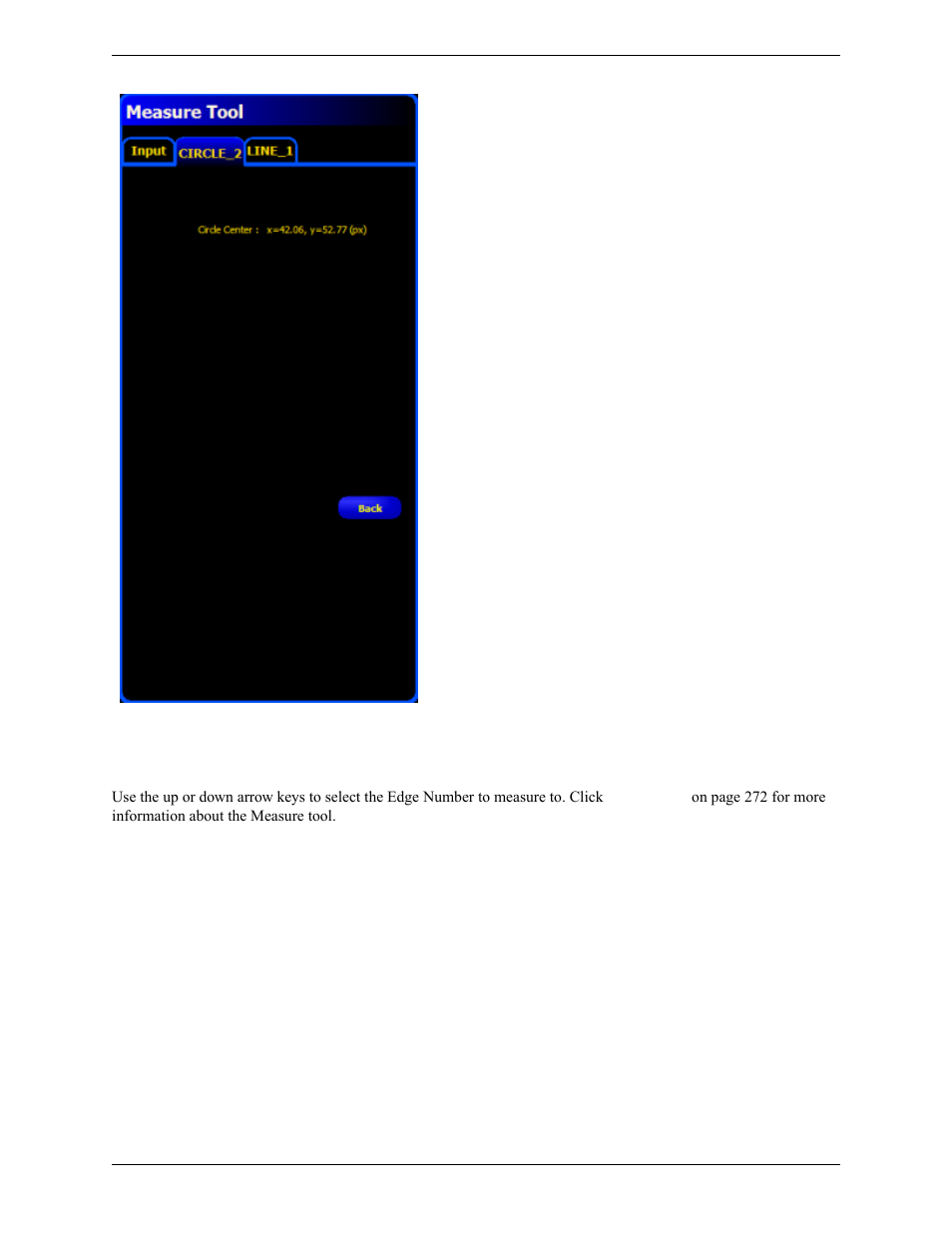 Measure tool edge tab | Banner PresencePLUS Pro COLOR—PROII Camera User Manual | Page 290 / 392