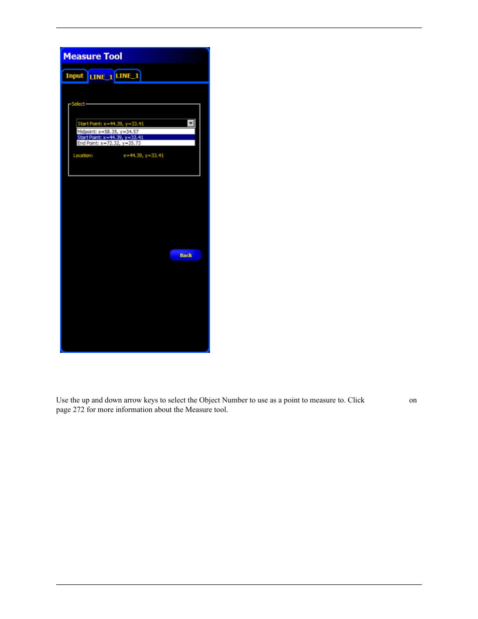 Measure tool object tab | Banner PresencePLUS Pro COLOR—PROII Camera User Manual | Page 292 / 392