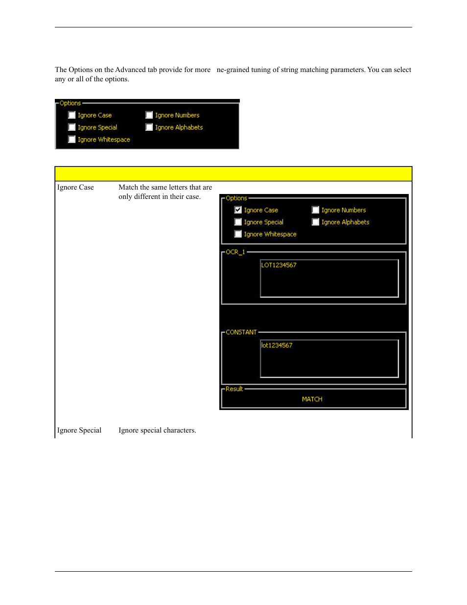 Options | Banner PresencePLUS Pro COLOR—PROII Camera User Manual | Page 298 / 392