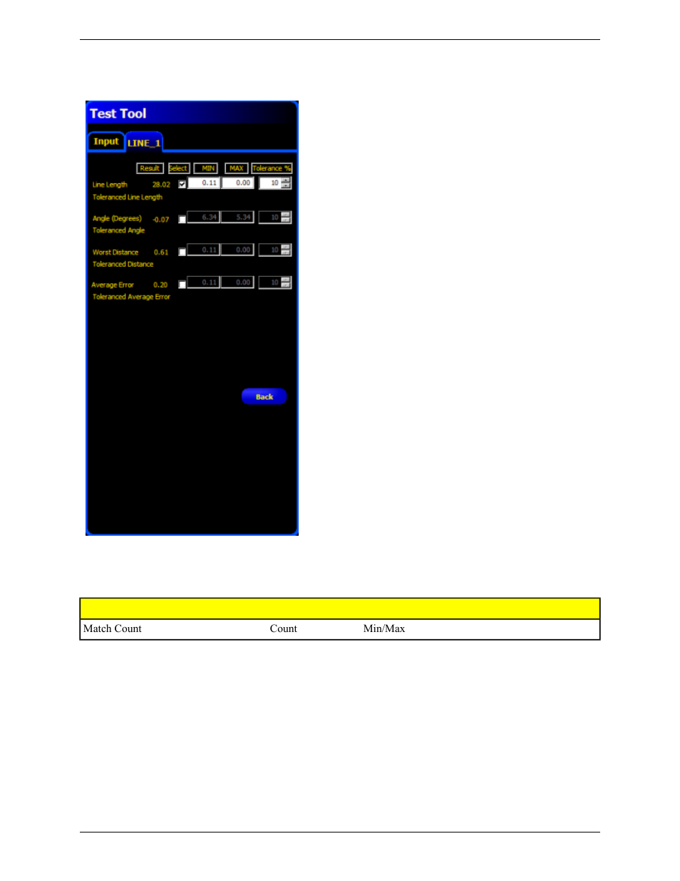 Test tool pattern count tab | Banner PresencePLUS Pro COLOR—PROII Camera User Manual | Page 311 / 392