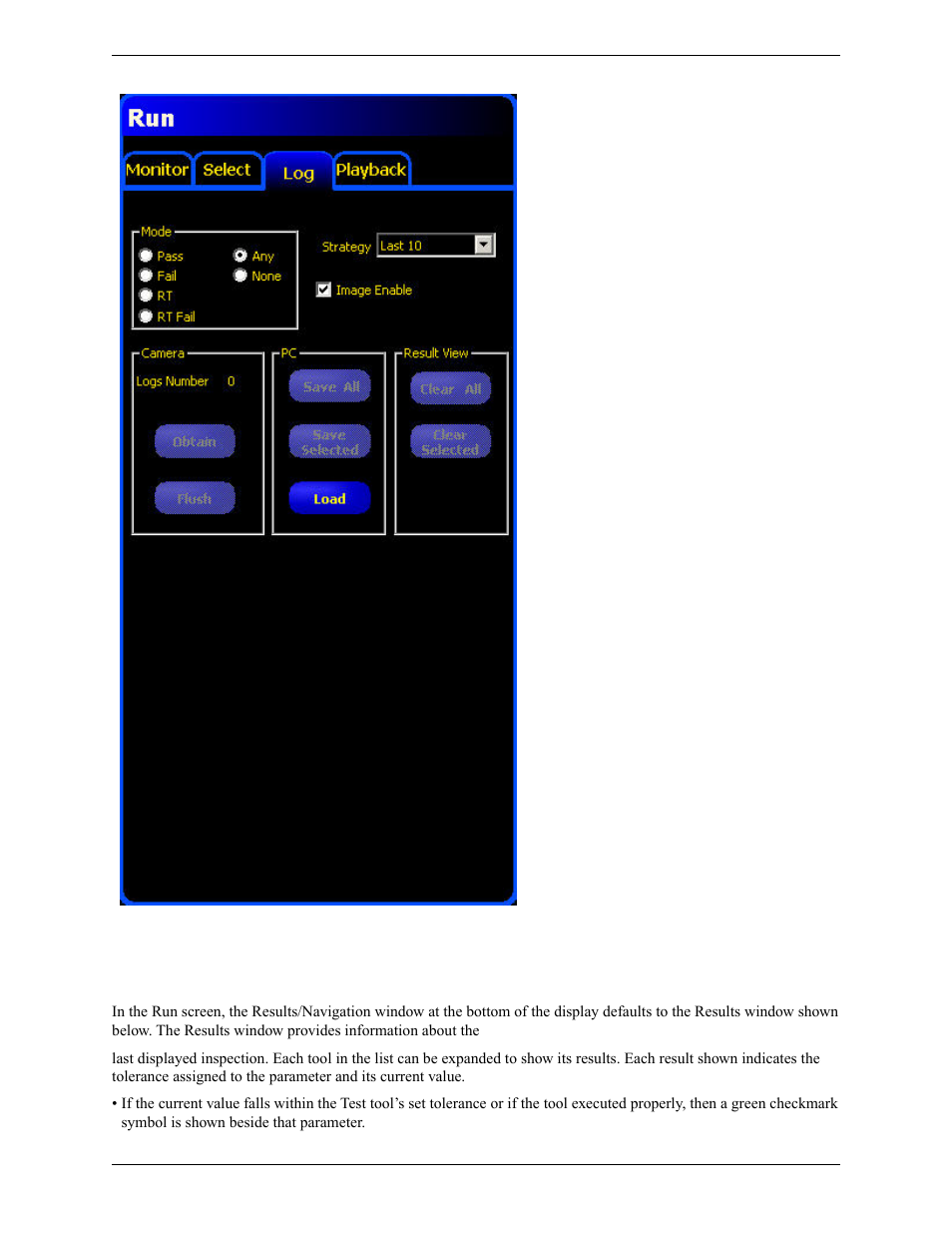 12 run results | Banner PresencePLUS Pro COLOR—PROII Camera User Manual | Page 345 / 392