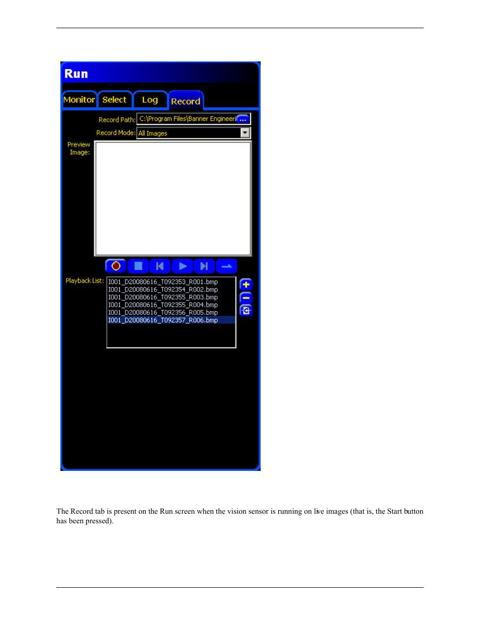 1 record | Banner PresencePLUS Pro COLOR—PROII Camera User Manual | Page 349 / 392