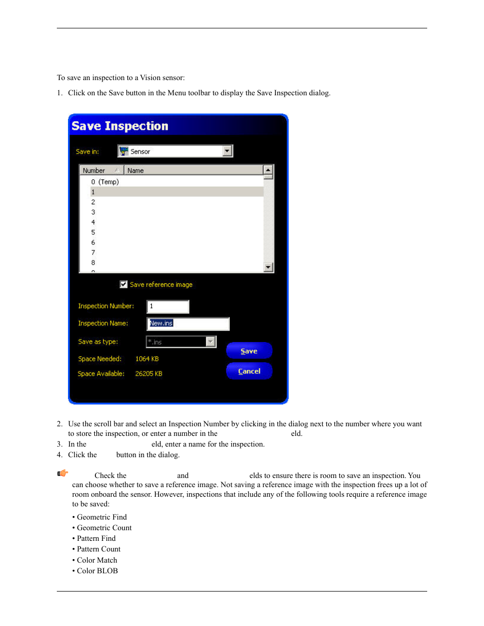 1 saving inspections to a vision sensor | Banner PresencePLUS Pro COLOR—PROII Camera User Manual | Page 358 / 392