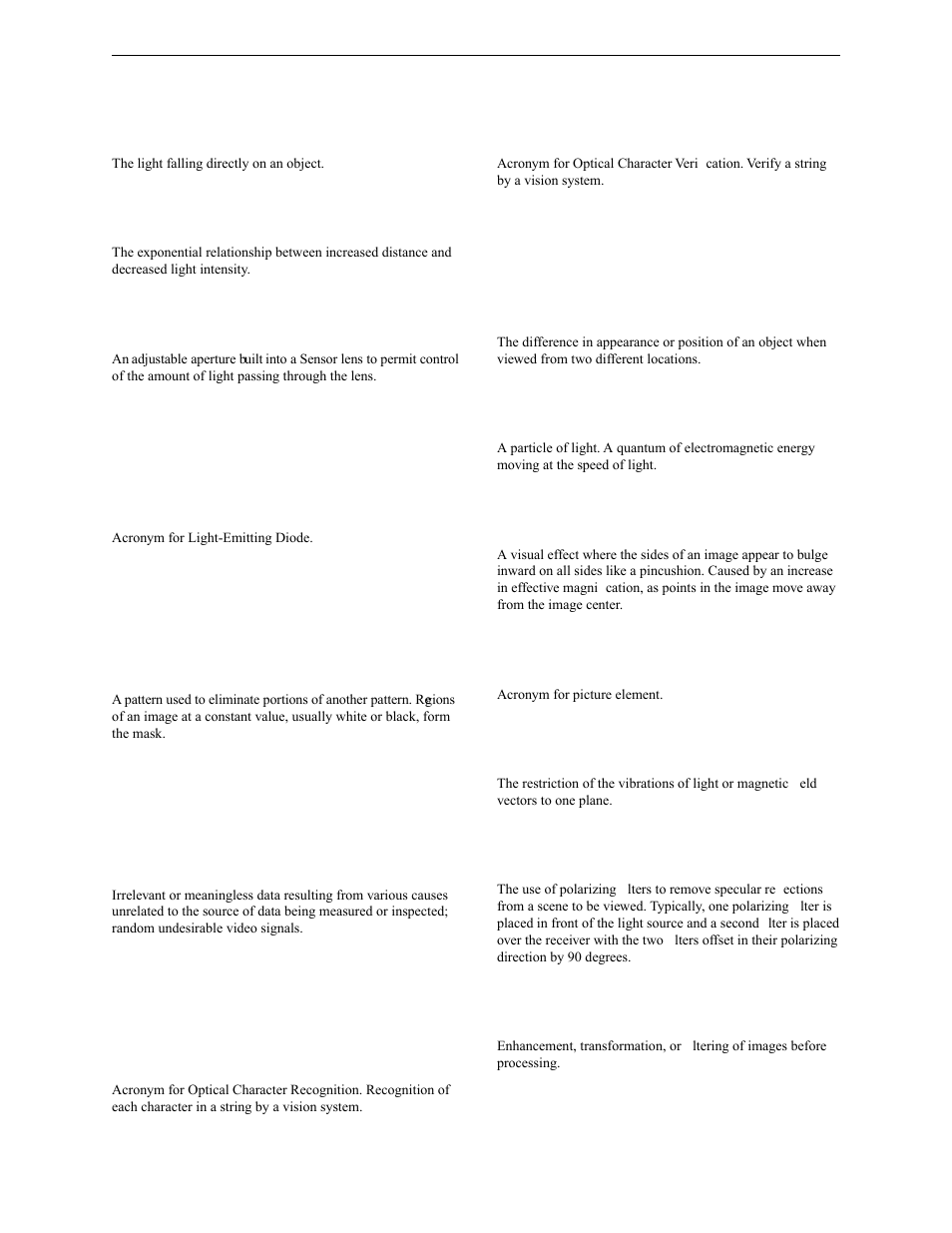Banner PresencePLUS Pro COLOR—PROII Camera User Manual | Page 386 / 392
