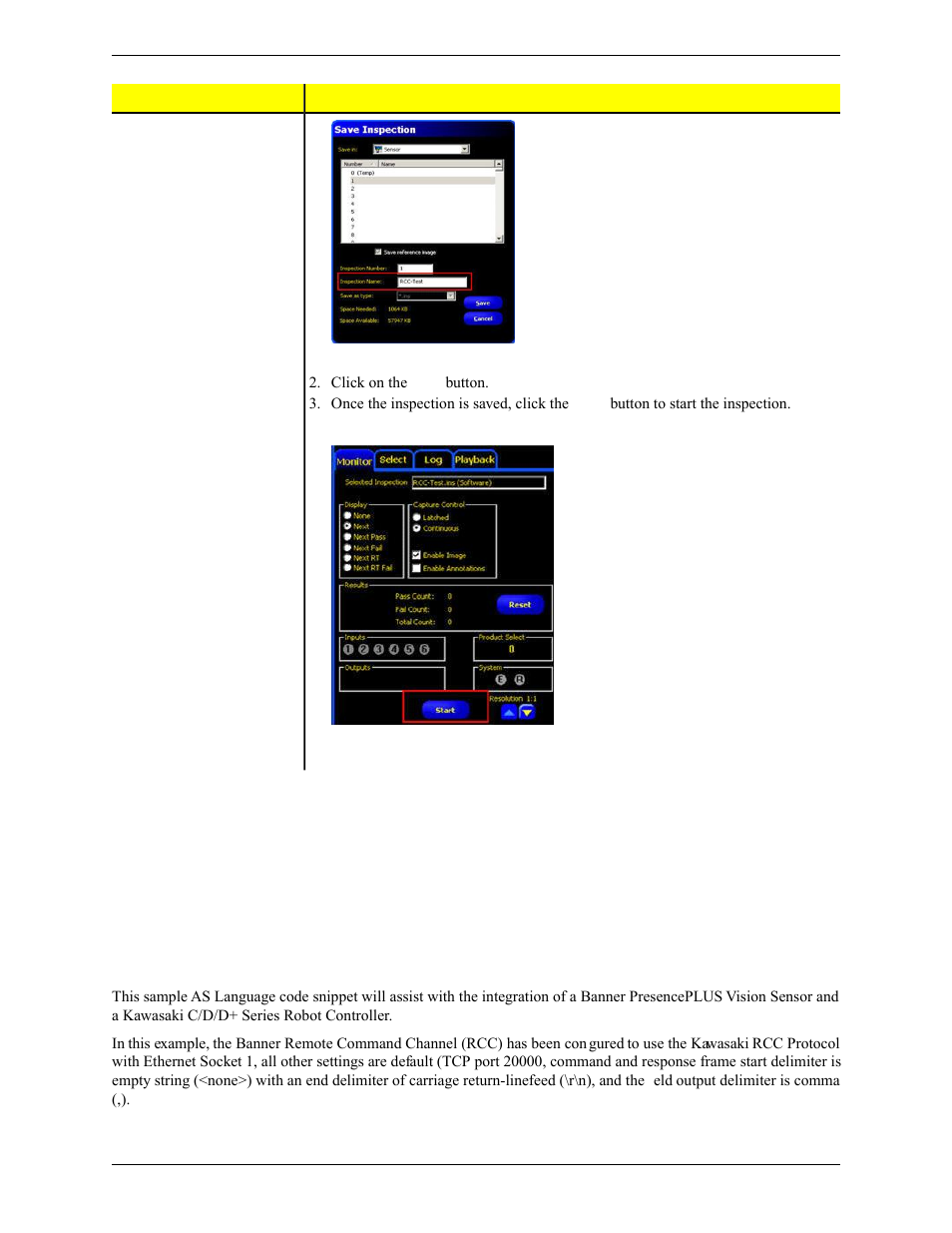 Kawasaki as language sample, Kawasaki as, Language sample | Banner PresencePLUS Pro COLOR—PROII Camera User Manual | Page 72 / 392