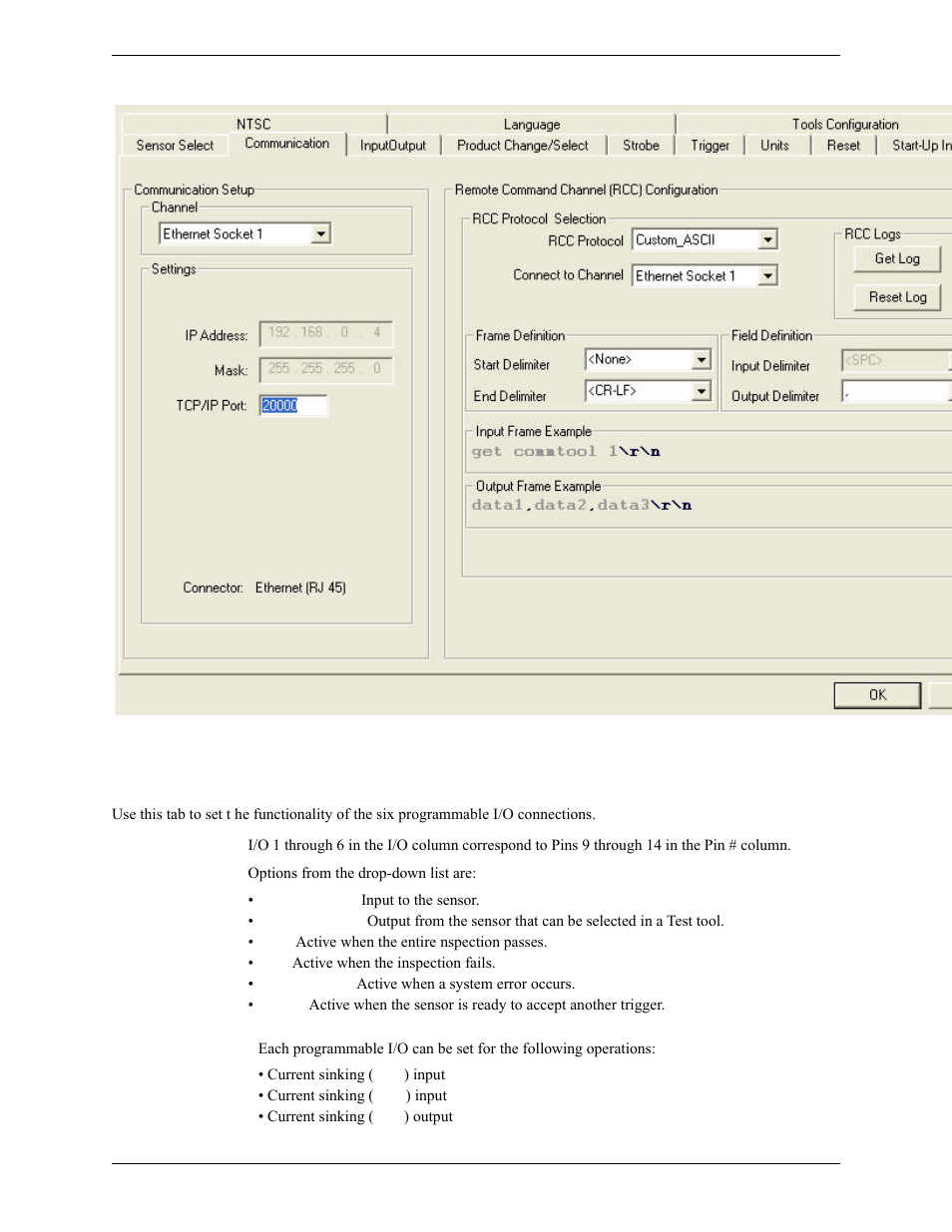3 input/output tab | Banner PresencePLUS Pro COLOR—PROII Camera User Manual | Page 78 / 392