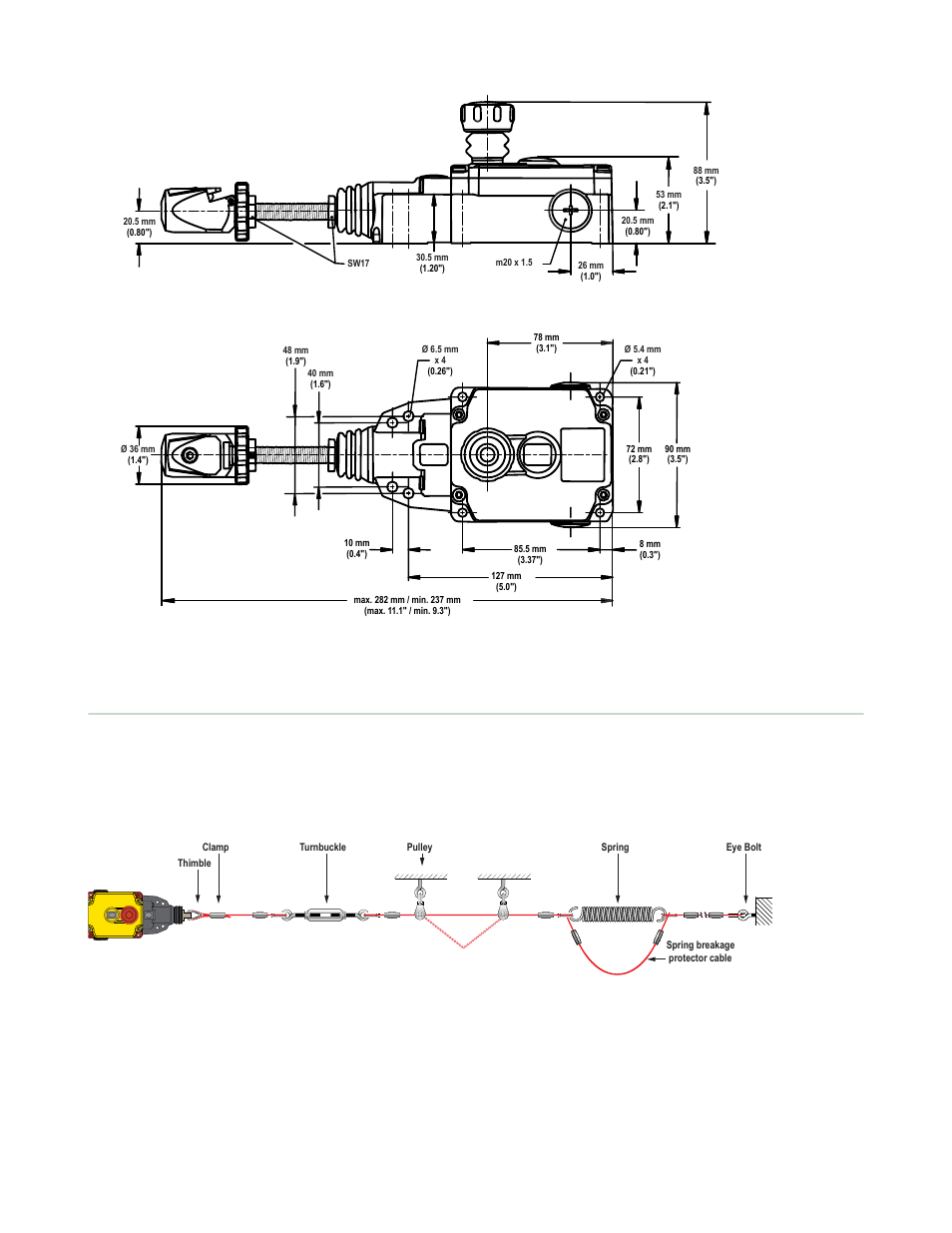 Accessories | Banner RP-RM83F Rope Pull Switches User Manual | Page 9 / 11