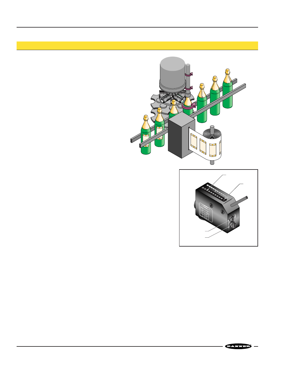 R55 color mark sensor, Product description, Figure 1. r55 features | Page | Banner R55E Series User Manual | Page 2 / 8