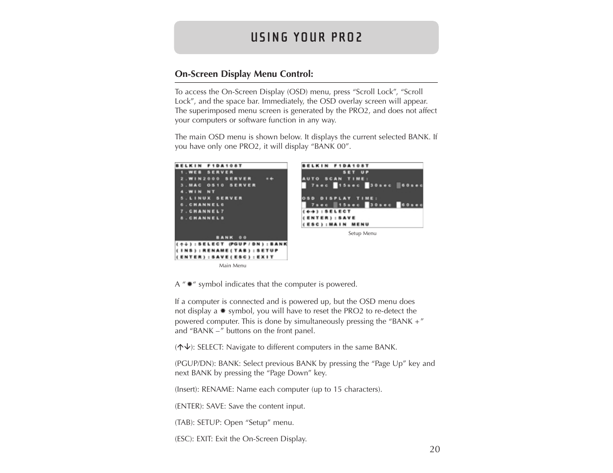 Belkin F1DA104T User Manual | Page 22 / 37