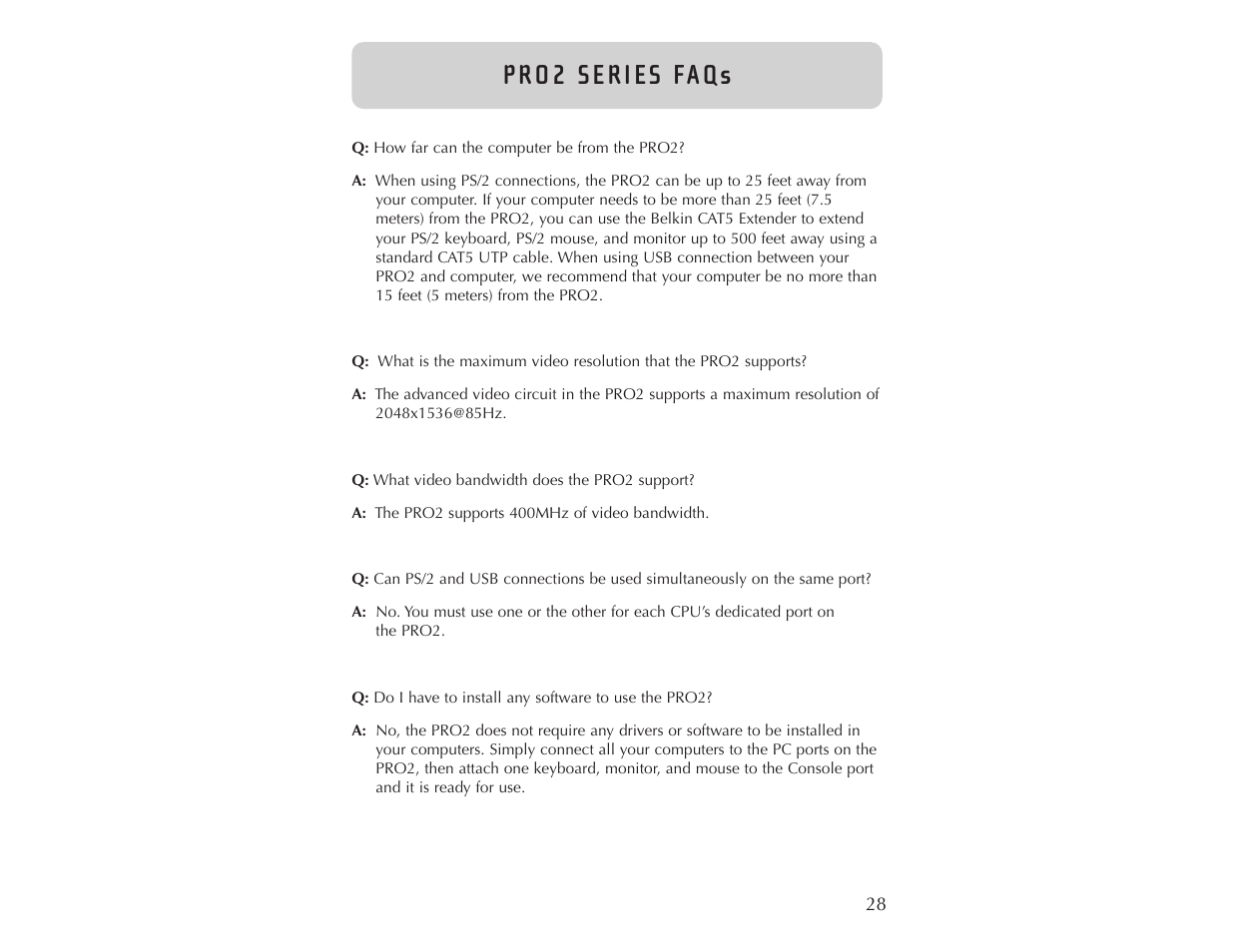 Belkin F1DA104T User Manual | Page 30 / 37