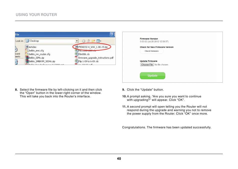 Belkin N600 DB User Manual | Page 42 / 59