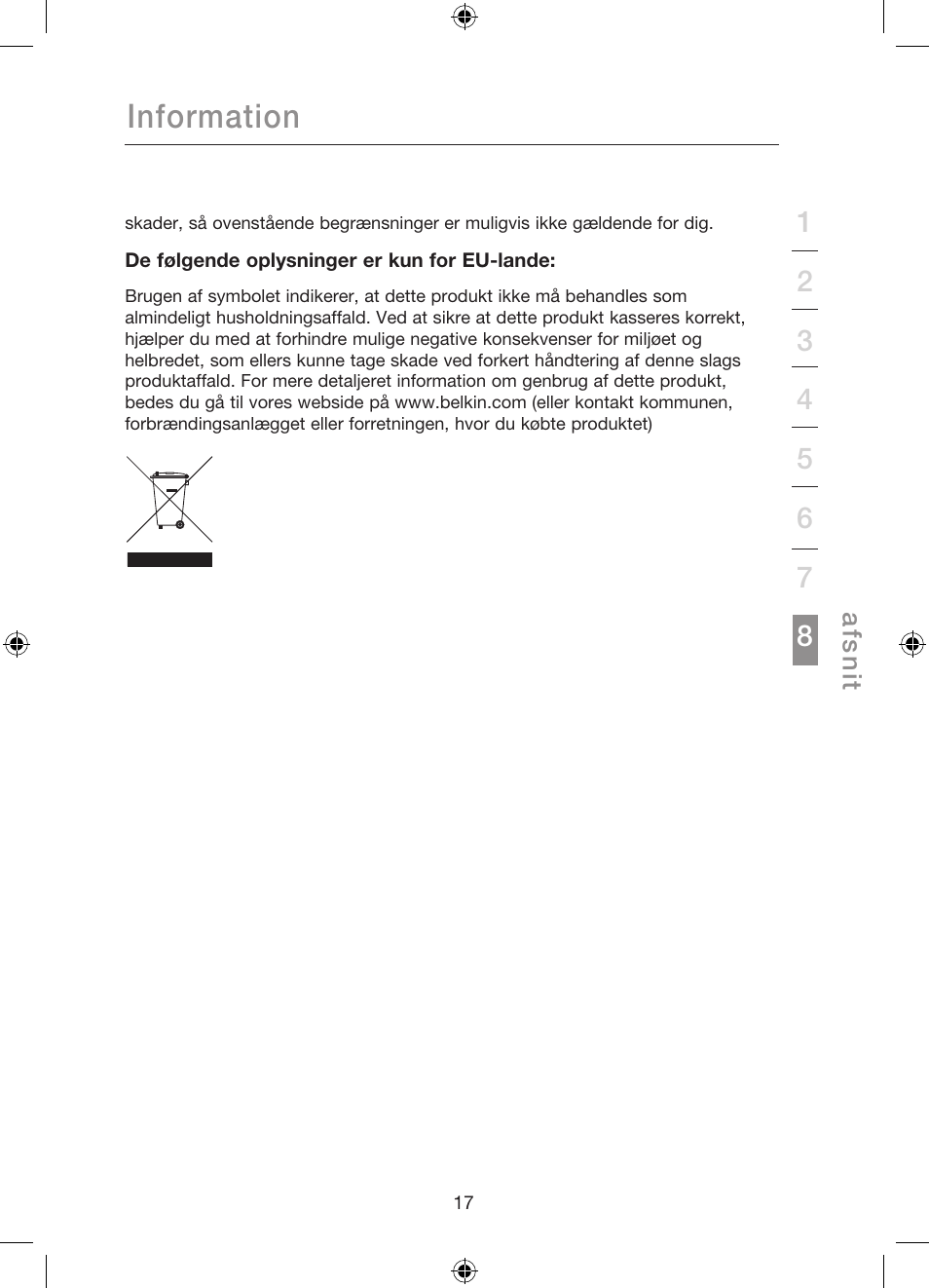 Information | Belkin Gibagbit Switch F5D5141uk16 User Manual | Page 190 / 266