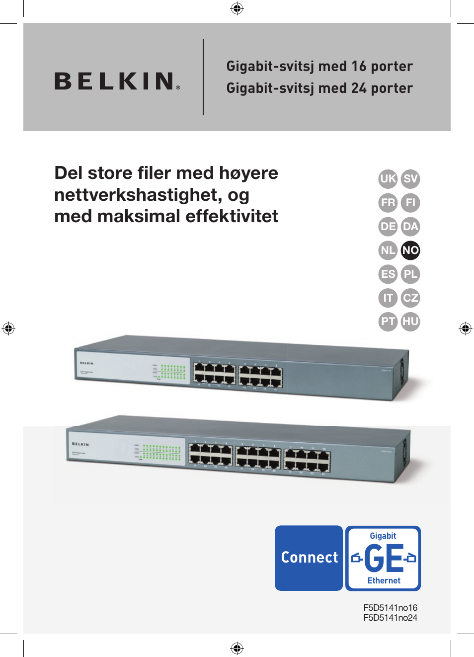 Belkin Gibagbit Switch F5D5141uk16 User Manual | Page 191 / 266