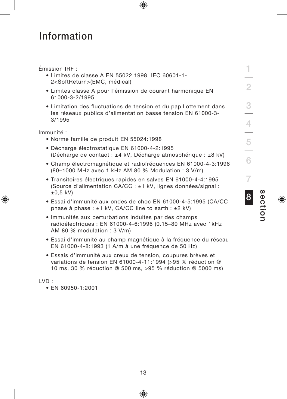 Information, Se c tio n | Belkin Gibagbit Switch F5D5141uk16 User Manual | Page 34 / 266