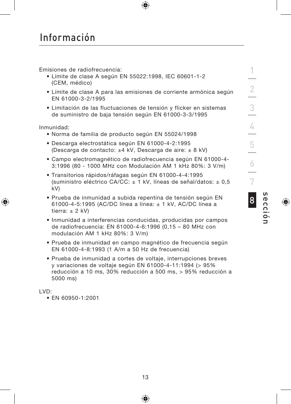 Información, Se cc ió n | Belkin Gibagbit Switch F5D5141uk16 User Manual | Page 91 / 266