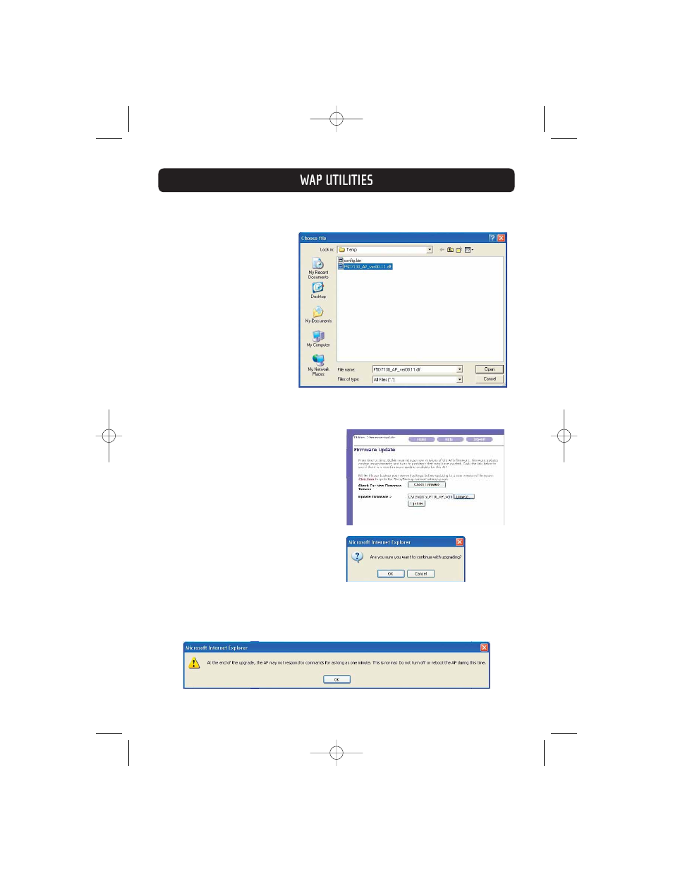 Wap utilities | Belkin F5D7130 User Manual | Page 31 / 36