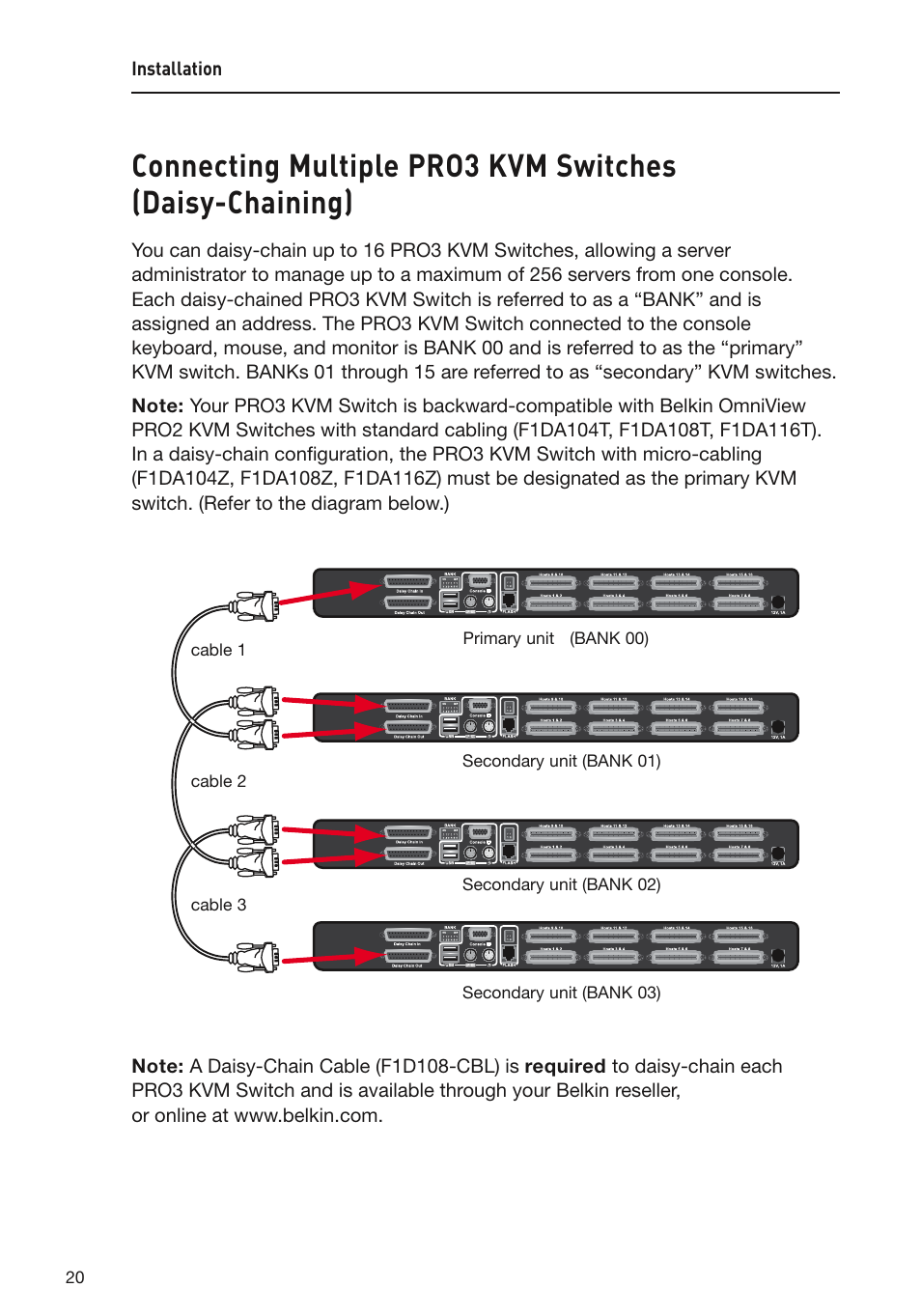 Belkin F1DA108Z User Manual | Page 22 / 48