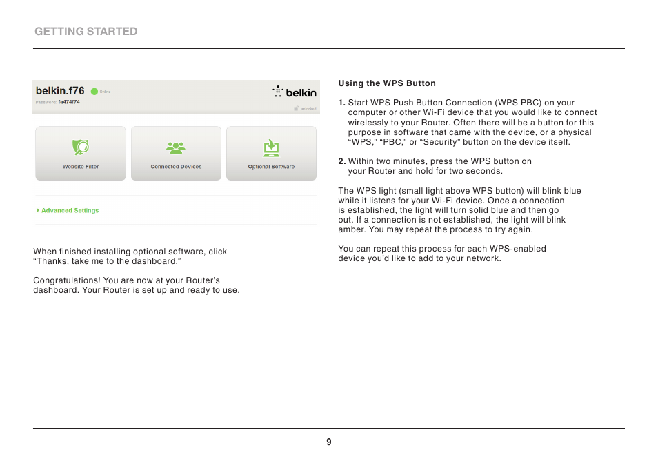 Belkin N300 User Manual | Page 11 / 50