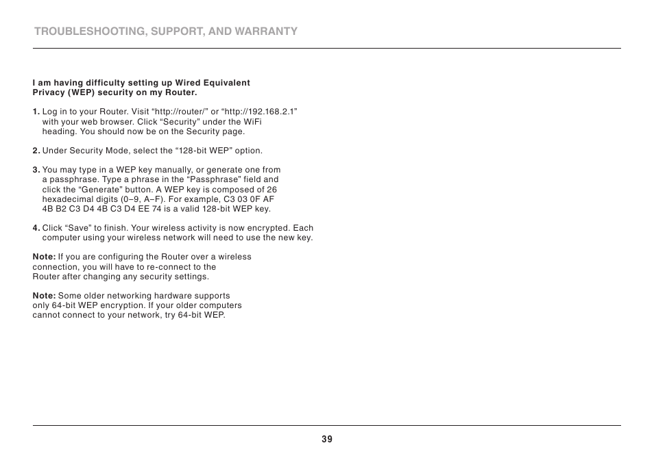 Belkin N300 User Manual | Page 41 / 50