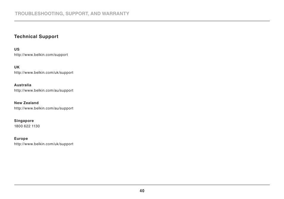 Belkin N300 User Manual | Page 42 / 50