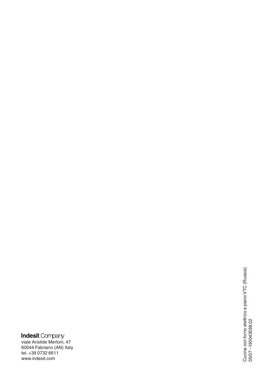 Indesit K6 C10/R User Manual | Page 3 / 48