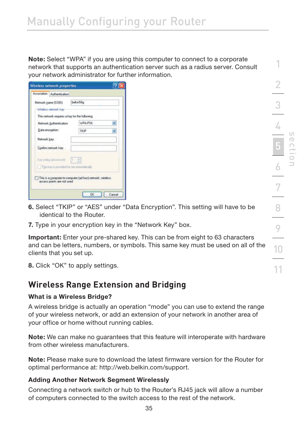 Manually configuring your router | Belkin ADSL2+ Modem with Wireless G Router F5D7632uk4A User Manual | Page 39 / 86