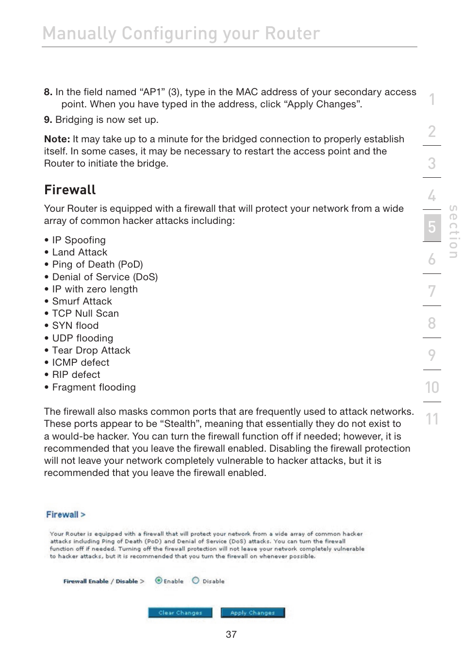 Manually configuring your router | Belkin ADSL2+ Modem with Wireless G Router F5D7632uk4A User Manual | Page 41 / 86