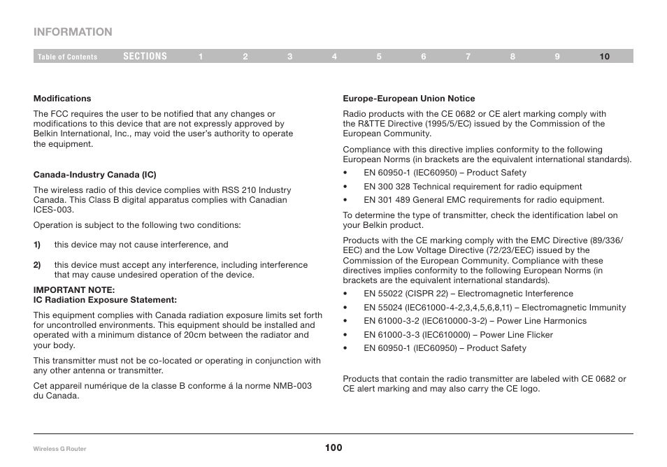 Belkin F5D7234-4 User Manual | Page 102 / 105