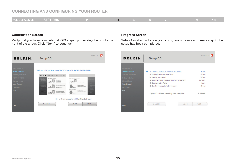 Belkin F5D7234-4 User Manual | Page 17 / 105