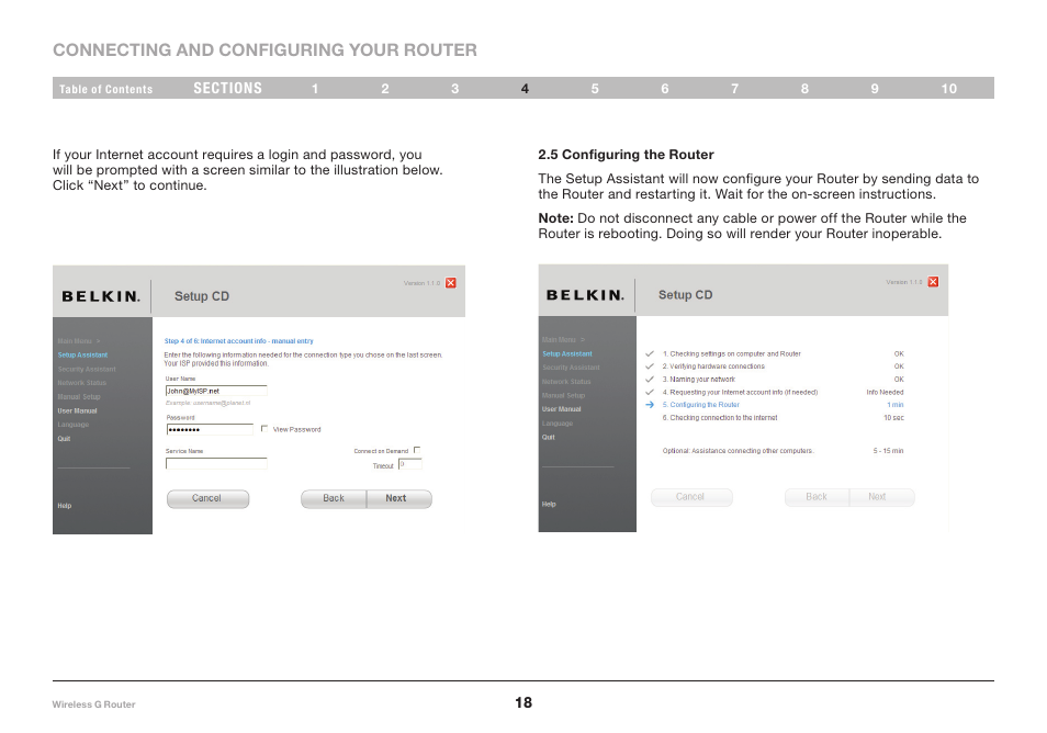 Belkin F5D7234-4 User Manual | Page 20 / 105