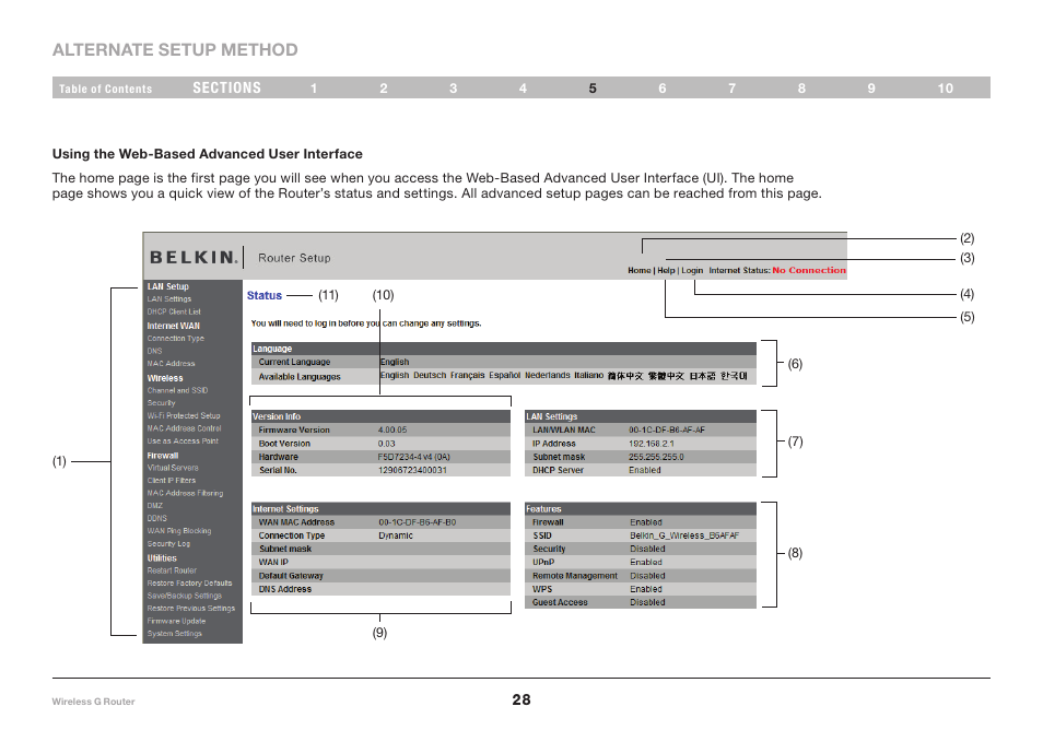 Belkin F5D7234-4 User Manual | Page 30 / 105