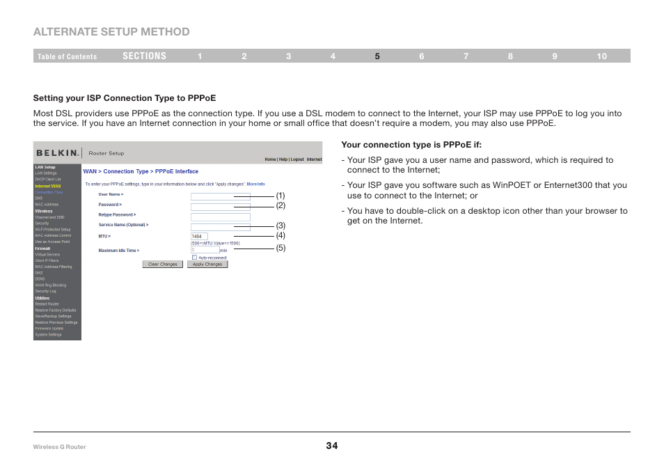 Belkin F5D7234-4 User Manual | Page 36 / 105