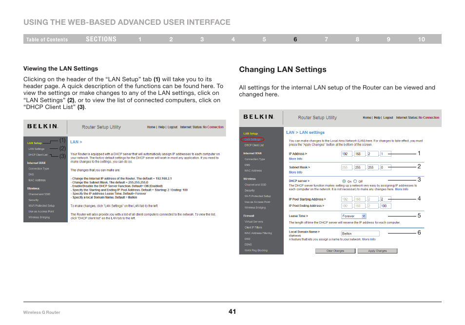 Belkin F5D7234-4 User Manual | Page 43 / 105