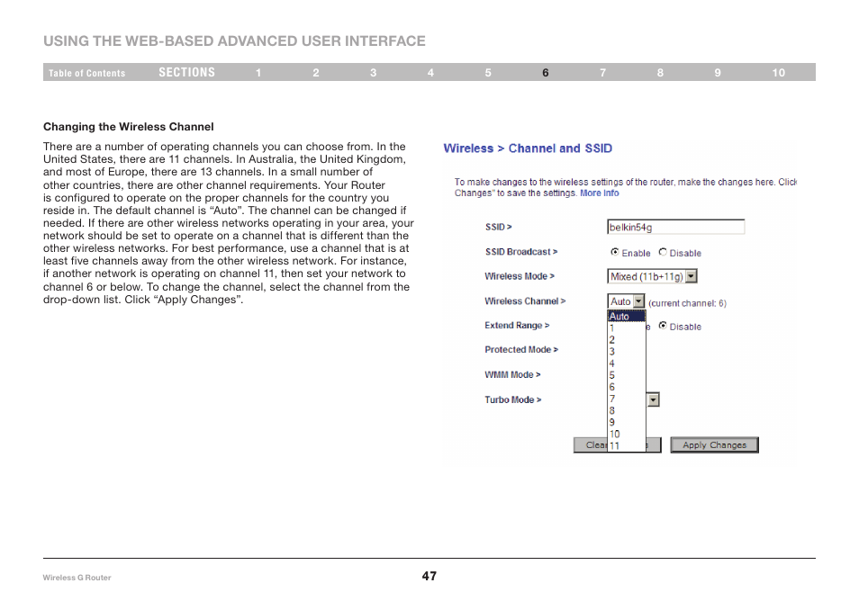 Belkin F5D7234-4 User Manual | Page 49 / 105