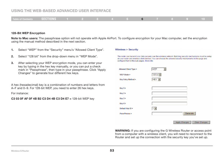 Belkin F5D7234-4 User Manual | Page 55 / 105