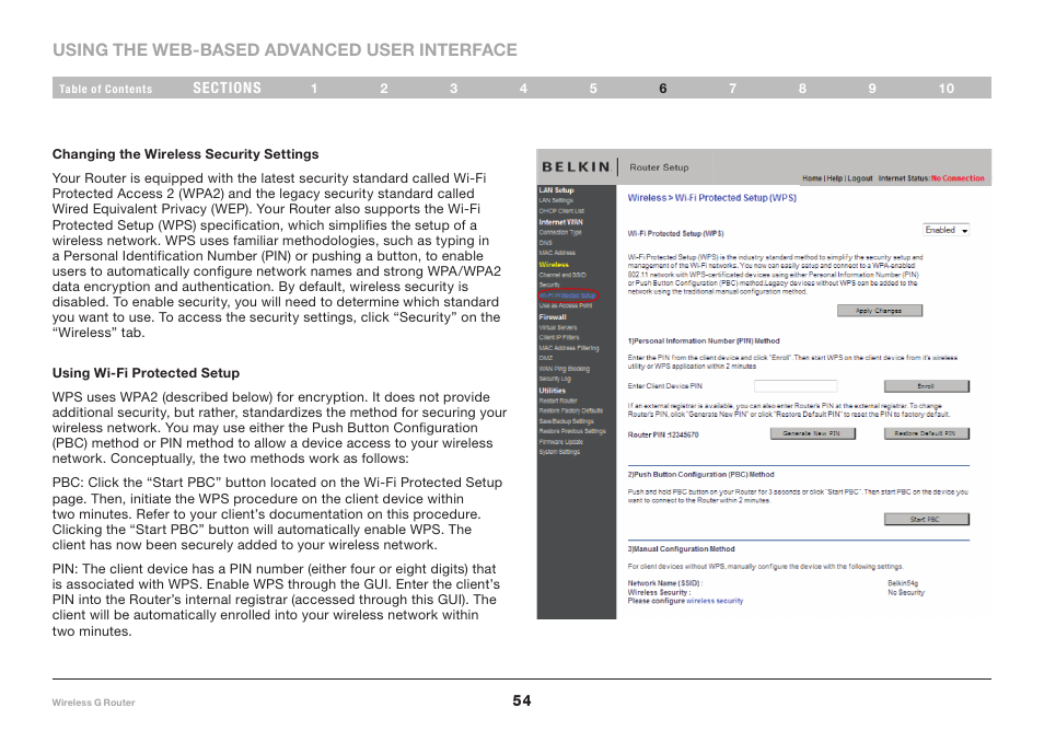Belkin F5D7234-4 User Manual | Page 56 / 105
