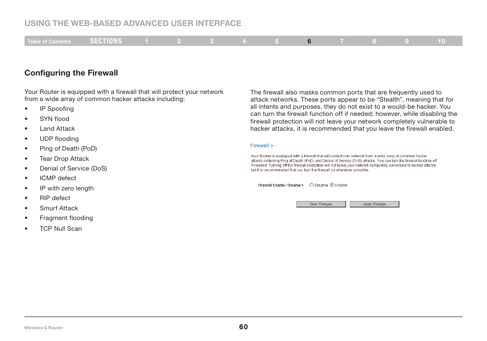 Belkin F5D7234-4 User Manual | Page 62 / 105