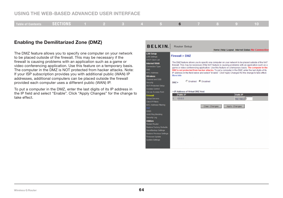 Belkin F5D7234-4 User Manual | Page 66 / 105