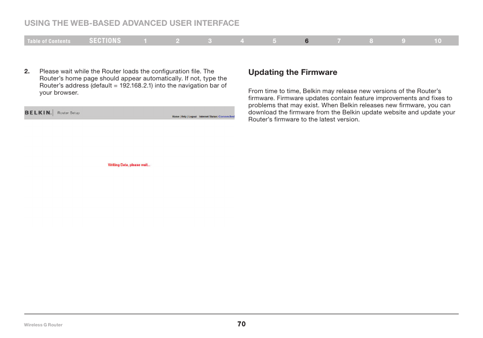 Belkin F5D7234-4 User Manual | Page 72 / 105