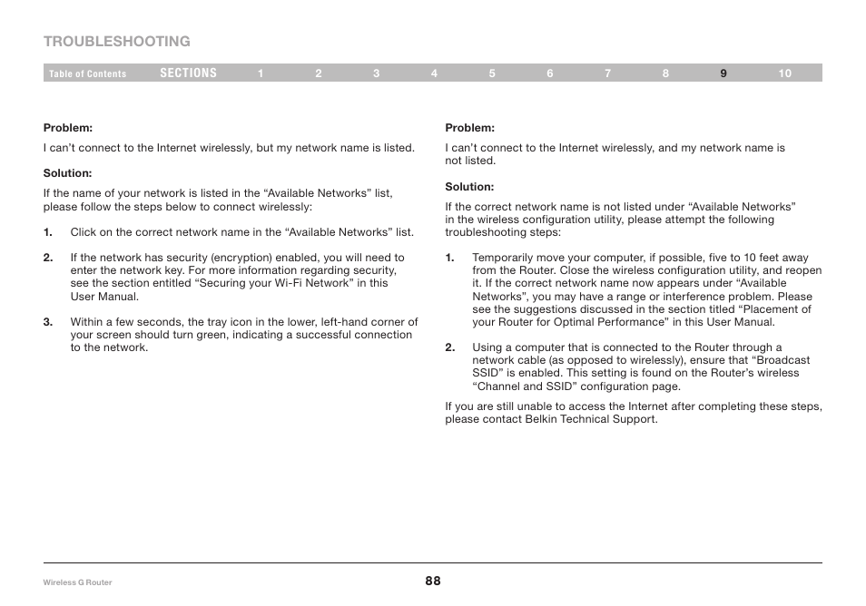 Belkin F5D7234-4 User Manual | Page 90 / 105